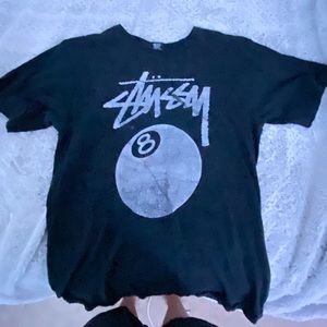 Stussy 8Ball Black Tshirt